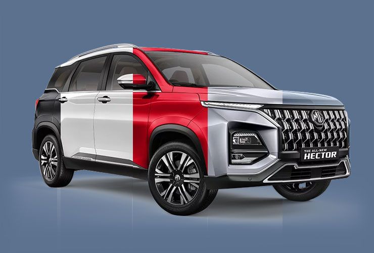 2026 Hector facelift all colours