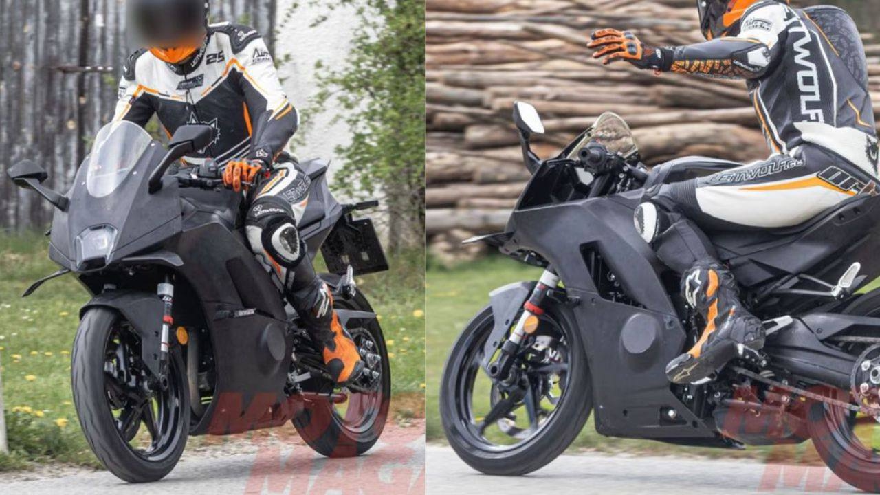 KTM RC 490 Spied in Europe